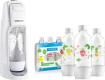 SodaStream Jet White + 3 lahve Ovoce 1 l