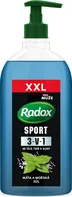 Radox Sport sprchový gel pro muže 3v1 máta a mořská sůl