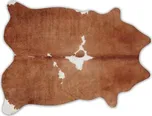 Luana Hovězí kůže hnědá 120 x 150 cm