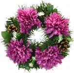 Dušičkový věneček se světle fialovými…