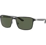 Ray-Ban RB3721 9144/71 stříbrné/zelené
