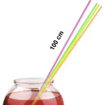 Slámky dlouhé neonové XXL 66111 100 ks…