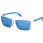 adidas Sport SP0058 White/Blue Mirror