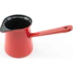 Smaltovaná džezva 5 cm 300 ml červená