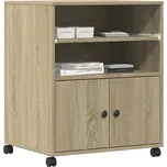 vidaXL Stojan na tiskárnu na kolečkách…