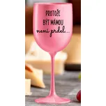 Ahome Plastová sklenice na víno růžová…