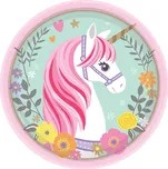 Amscan Jednorožec talířky 18 cm 8 ks