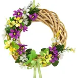 Letní proutěný věneček s lučními květy…