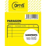 Optys 1100 obchodní paragon 7,5 x 9,5…