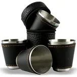 Hadex Cestovní kožené panáky 25 ml 4 ks