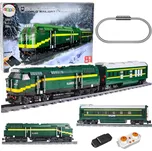 LEAN Toys Stavebnice vlaku na dálkové…