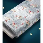 Vánoční bavlněná látka zimní radovánky…