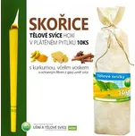 Tělové svíce HOXI se skořicí - 10ks