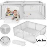 ECOTOYS PP008-2014 140 x 200 cm šedá