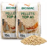 BIOMAC TOP ENplus A1 dřevěné pelety