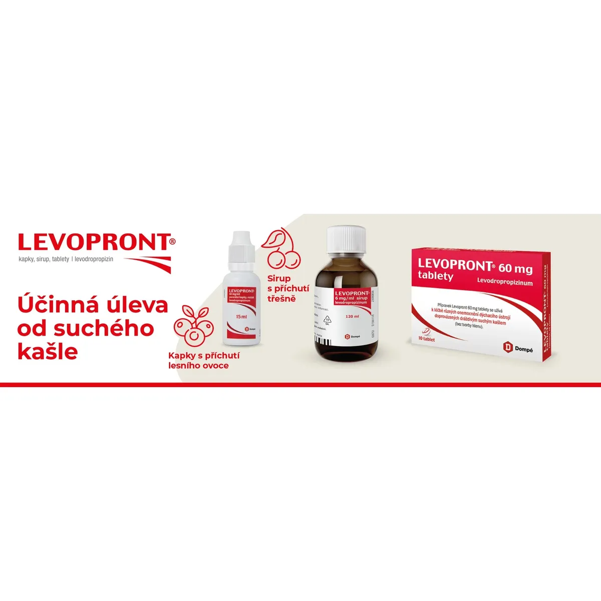 levopront - účinná úleva od suchého kašle