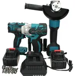 Sada nářadí flexa, vrtačka a utahovák +…