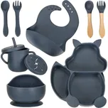 Dětské silikonové nádobí veverka 9 ks