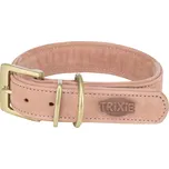 Trixie Pure kožený obojek růžový