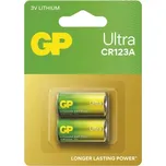 GP Ultra Lithium CR123A 2 ks