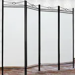 Paraván kovový 4dílný 160 x 180 cm