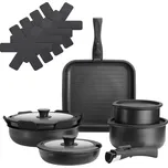 tectake Parma 406252 17 ks černá