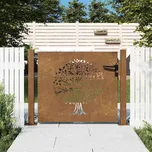Zahradní branka z cortenové oceli…