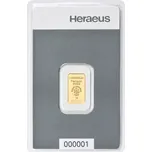 Heraeus Investiční zlatý slitek 1 g