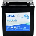 Exide Bike AGM Ready AGM12-17 12V 18Ah…
