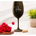 Ahome Sklenice na víno černá 450 ml