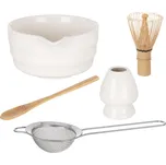 Orion Matcha Tea Set 112459 bílá/bambus