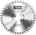 GÜDE 55263 255 x 30 x 2,8 mm 60 zubů
