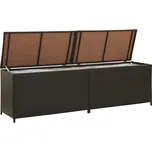 vidaXL Zahradní úložný box z polyratanu…