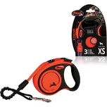 Flexi Xtreme XS pásek 3 m/15 kg oranžové