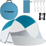 Trizand Plážový stan tyrkysový/šedý