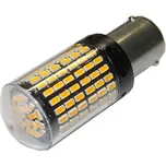 Žárovka LED BaU15S oranžová 12V 25W