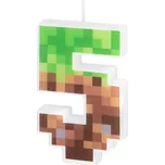 PartyPal Minecraft dortová svíčka 7 cm 5