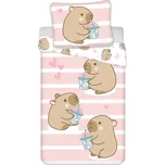 Jerry Fabrics Kapybara/růžové 140 x…