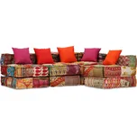 Modulární Pouf 4 místný 244981Patchwork