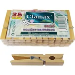 Clanax Kolíčky na prádlo dřevěné 36 ks