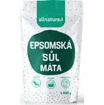 Allnature Epsomská sůl máta 1 kg