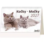 Helma365 Stolní kalendář Kočky 2027