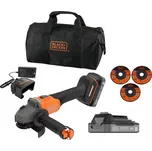 Black & Decker BCG6L8D2S-QW 115 mm + 2x…