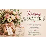 Přání k svátku 79686 90 x 50 mm Krásný…