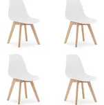 Jídelní židle Kito bílá 4 ks