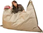 Beanbag sedací pytel 179 x 140 cm zlatý