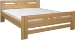 Drewmax dřevěná postel LK191 140x200 cm