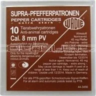 Plynové náboje PV-S 8mm pistole 10ks Supra Pepper