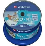 Verbatim CD-R 50-Pack Spindl Crystal…