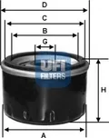 Olejový filtr UFI (23.242.00)